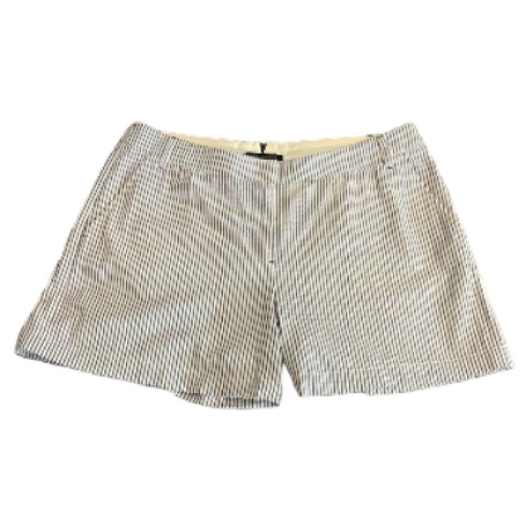 Armani Exchange Striped Cotton Shorts Size 10 - Picture 6 of 15